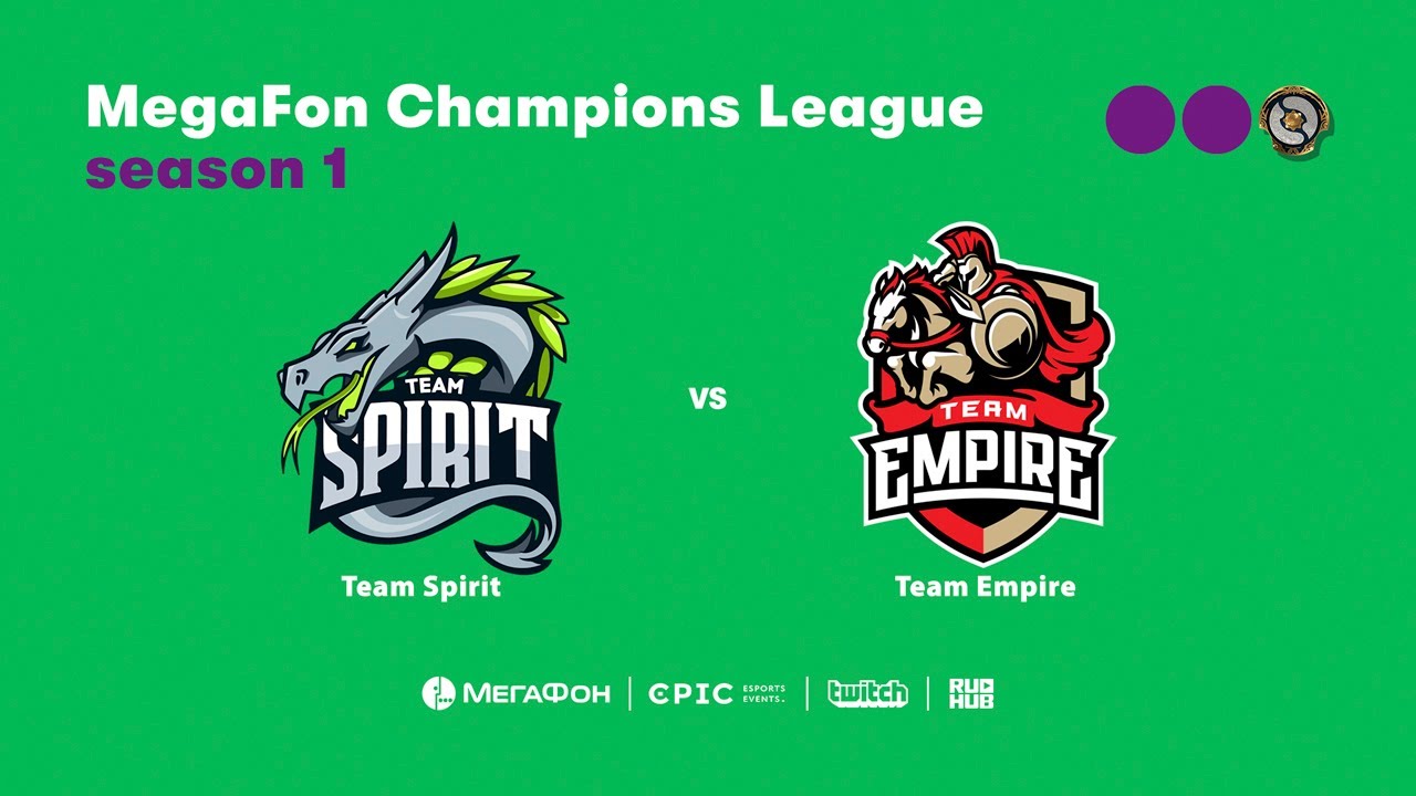 Team Spirit vs Team Empire, MegaFon Champions League, bo3, game 2 [Maelstorm & Inmate]