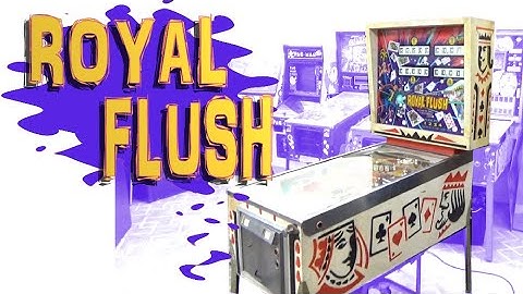 Fixing Reset Issues On This Awesome Gottlieb ROYAL FLUSH Pinball Machine!