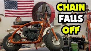 Chain Keeps Falling Off on Coleman Mini Dirt Bike (Bonus: How to Fix Headlight)