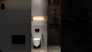 Modern Bathroom Makeover | White Wall Hung Toilet Transformation | Luxury Bathroom Design