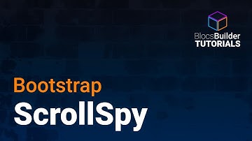 Blocs - Adding ScrollSpy to a Blocs Project (Bootstrap 4 ONLY)
