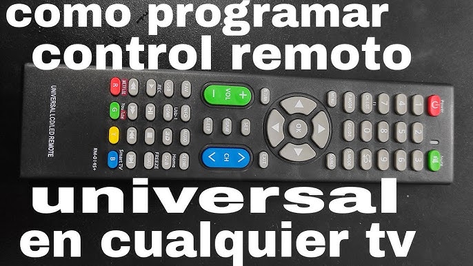 El mando de mi tele no funciona y he decidido comprar un mando universal:  cuáles sirven y aspectos a tener en cuenta