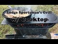 Lodge Sportsman's Grill (LSG) 🐮🔥& Refurbished Wood Stove Cooktop - Cast Iron Overload!