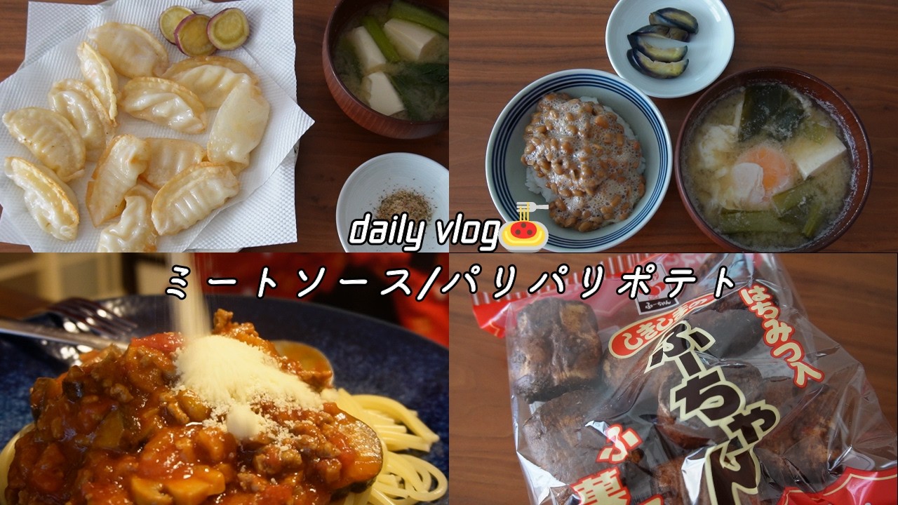 【vlog】自炊ルーティン｜冬の最後の揚げ物｜在宅ワーク｜日々の料理【一人暮らし】