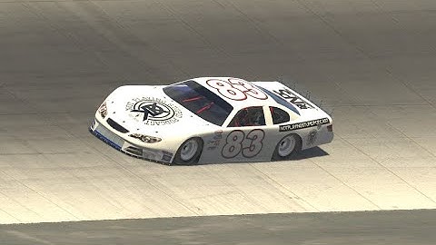 iRacing - Bristol - Super Late Model - New Paint Scheme.