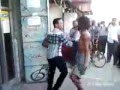 A crazy beggar is dancing very nicely .. Must watch !!