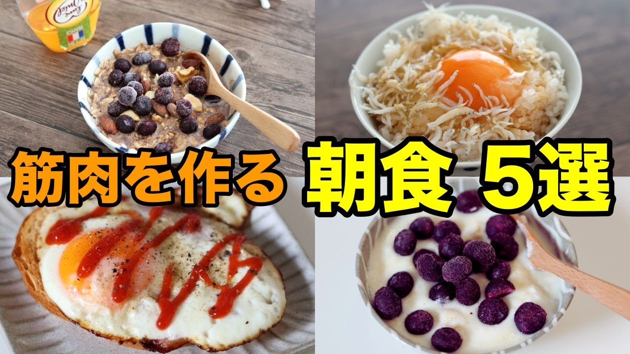 タンパク質 朝 ごはん