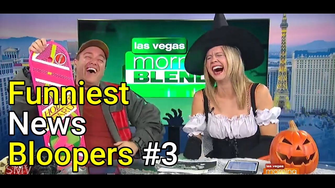 Funniest Moments Fails Bloopers On The News 3 Youtube