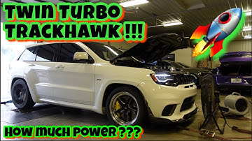 QUICKEST (BOOST ONLY) TWIN TURBO TRACKHAWK IN THE WORLD HITS THE DYNO !!!