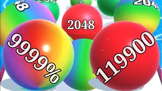 🏀 ASMR gameplay / layer man 3d (new update) 🆚 Ball Run infinity 2048 Gameplay Part #36