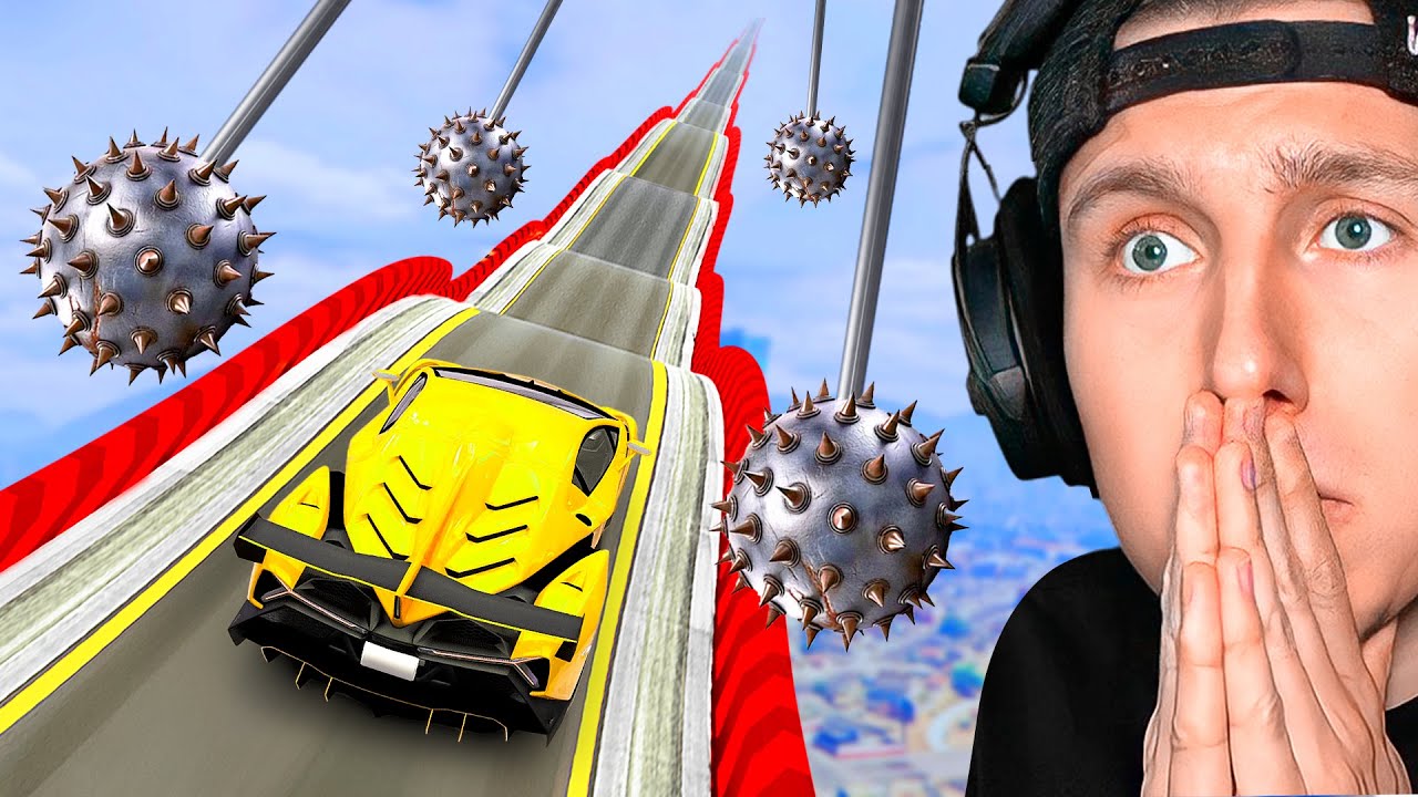 AUSRASTER auf XXL MEGA RAMPE in GTA 5!