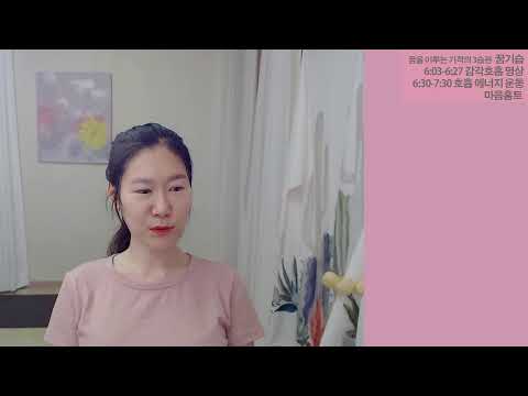 <strong>2021년</strong> <strong>5월</strong> <strong>7일</strong>  금요일 꿈기습 호흡 명상 호흡 에너지 운동 마음 홈트