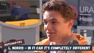 Lando Norris Post-FP2 : I got things to work on myself | Dutch GP