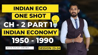 Indian Economy 1950-1990 | Chapter 2 | Indian Economic Development | Part 1