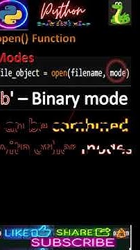 #Python open() Function Syntax#Opening a File#Syntax#shorts - YouTube