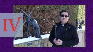 De Kruisweg. Vierde Statie Jezus Ontmoet Zijn Bedroefde Moeder