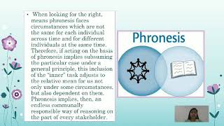 Chapter 14 Phronesis Power Point Presentation