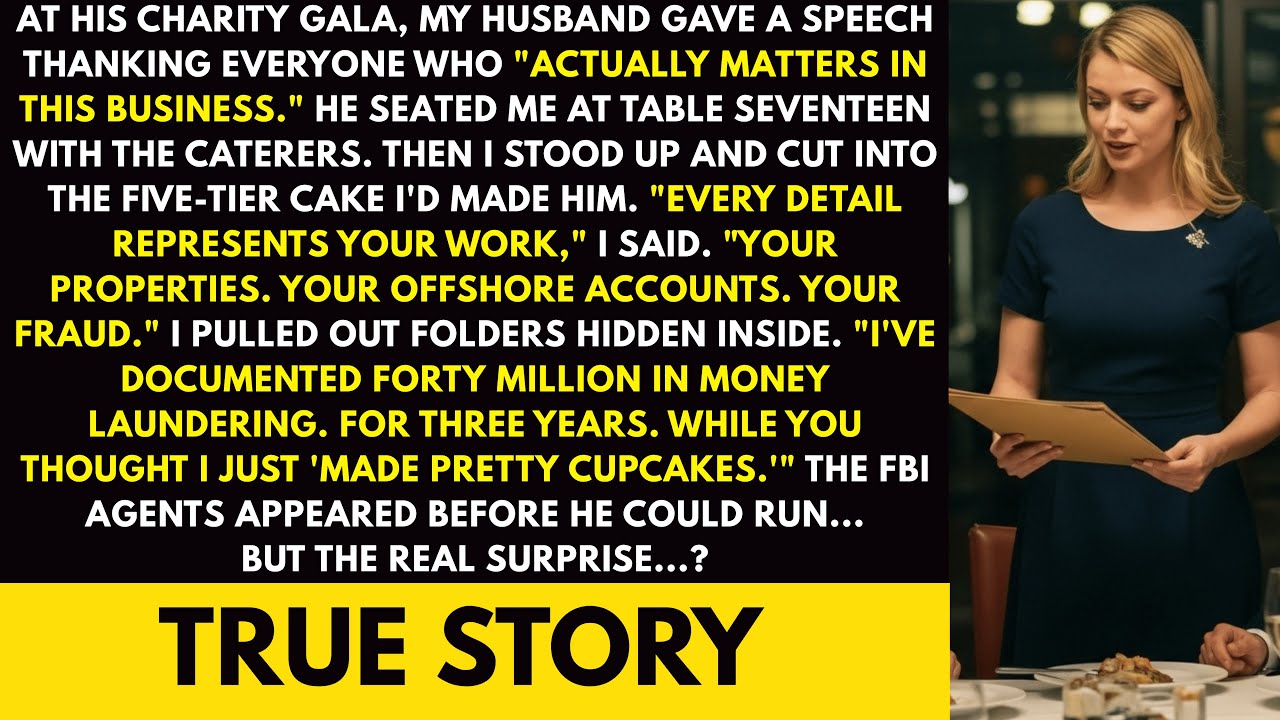 I Cut Into My Husband's Celebration Cake at His Gala – The FBI Arrived Before Champagne