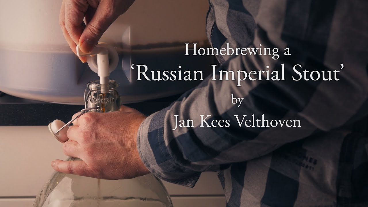 Homebrewing a Russian Imperial Stout beer YouTube
