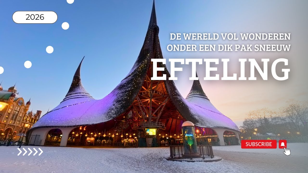 De Efteling in de Sneeuw ❄️ | Een Magisch Winterwonderland