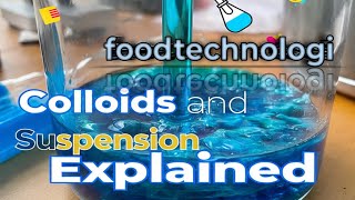 Colloids And Suspension | RPSC FSO | @foodtechnologi#rpsc #foodsafetyofficer #yt