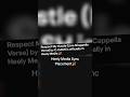'Respect My Hustle' 🎶 (Live ACappella Verse) Heely Media Sync Placement 🎉 #CCASH #Shorts