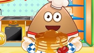 Pou Cooking Pancakes - Fun Kids Games screenshot 4