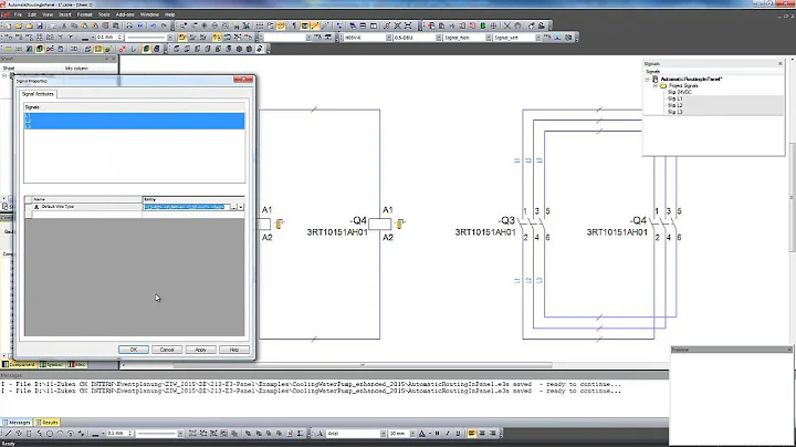 E3.series AutomaticRouting Signal