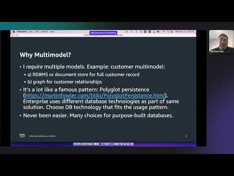 KGC 2023 Talk — Multi-Model – An Ontology For Every DB on the Truck by Michael Havey, AWS. Episode cover