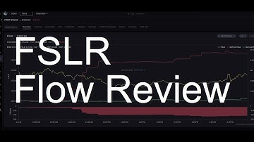 FSLR... Informed flows today??