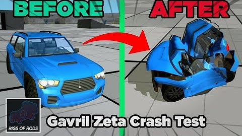 Gavril Zeta R Crash Test!! || Rigs Of Rods || AdroTheBadshah