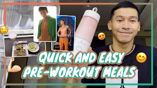 Quick and Easy Pre-Workout Meals | Enchong Dee Vlog