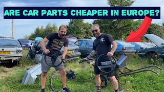 Are Classic Car Parts Cheaper In Europe? We Take A Road Trip To A French Scrap Yard To Find Out!..