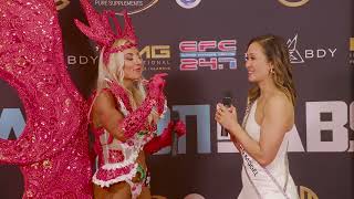FMG International Worlds 2025 backstage interview with 259 Laura Taylor Harrison