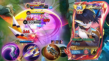 GOLD LANE RUBY BREAKS THE META!! (WINK 😉 )-MLBB 