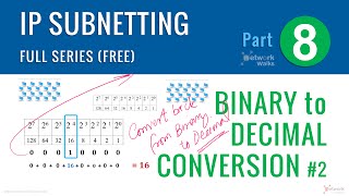 08. IP Subnetting Series - Part-8 (Binary to Decimal p2)