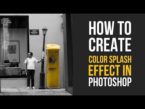 How to Create the Color Splash Effect in Photoshop CC