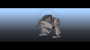 Robot Dinosaur: Idle animation.