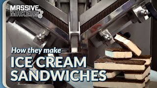 Celebrity Making Ice Cream Sandwiches and More! | Food Factory Profile