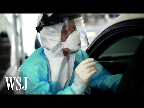 what-it’s-like-to-take-a-drive-through-coronavirus-test-|-wsj