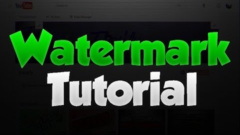 How To Make Your Own Watermark On Phone | PS Touch