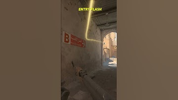 B Site Entry Flash From Tunnels CS2 #shorts