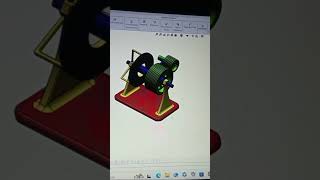 Mechanical Mechanisms01with motion study Begineers to advance #solidworks#shorts