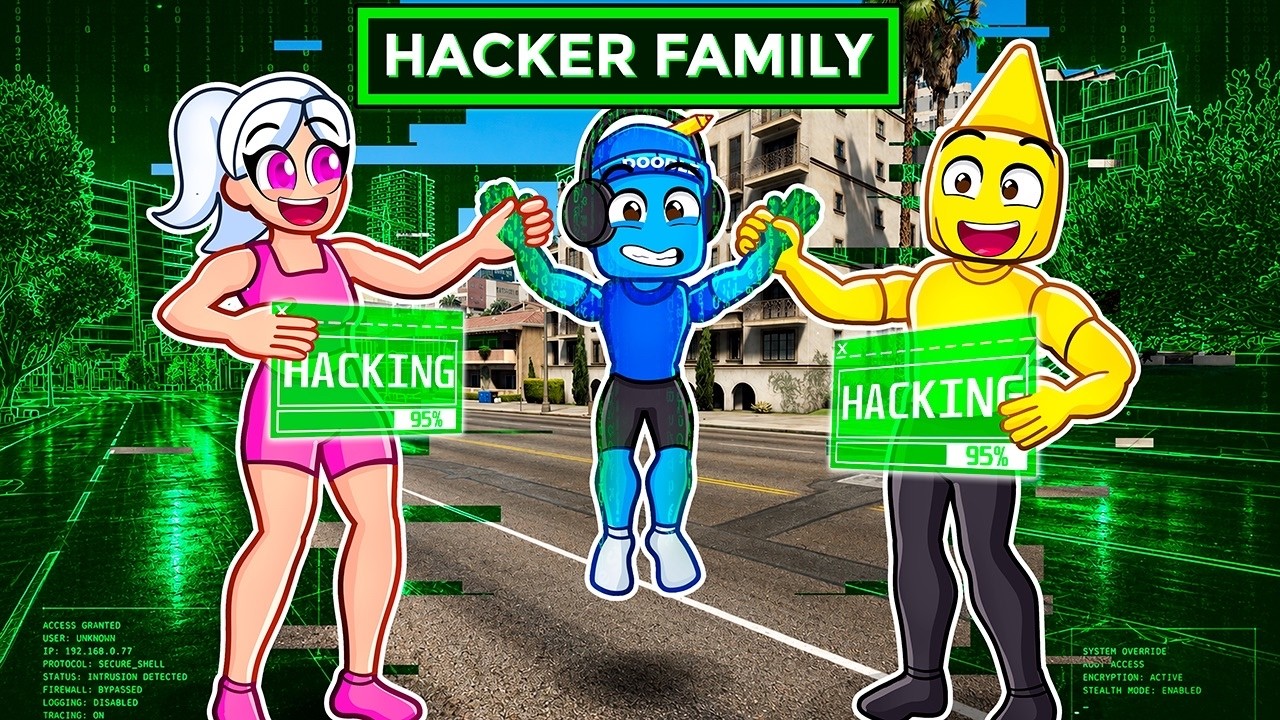 Adopted By HACKER FAMILY in GTA RP!