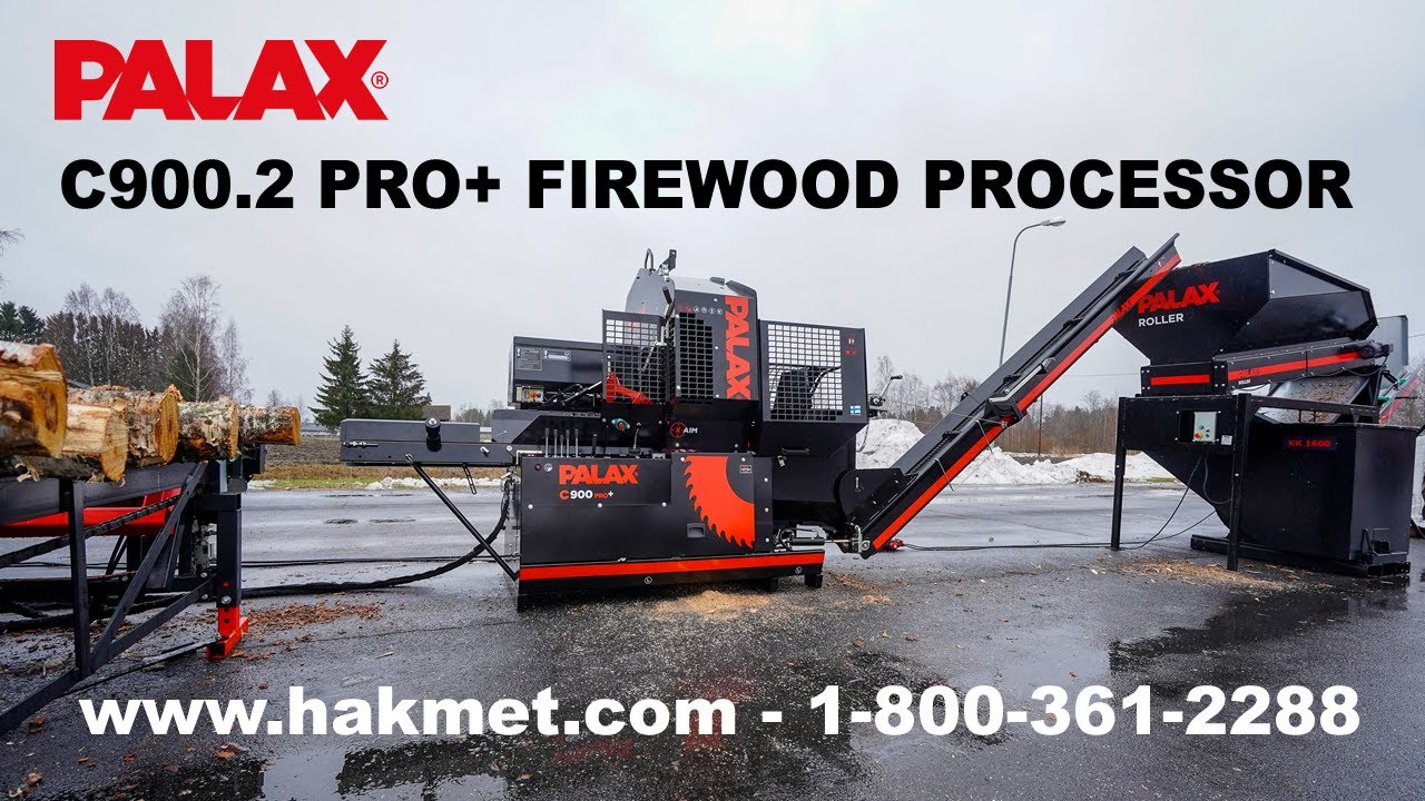 Palax C900.2 Pro+ Powerspeed Firewood Processor YouTube