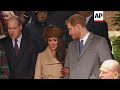Queen Elizabeth II, Markle, royals attend Christmas service