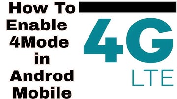 How To Enable 4G/ LTE Only Mode On Any Android||Great Things official