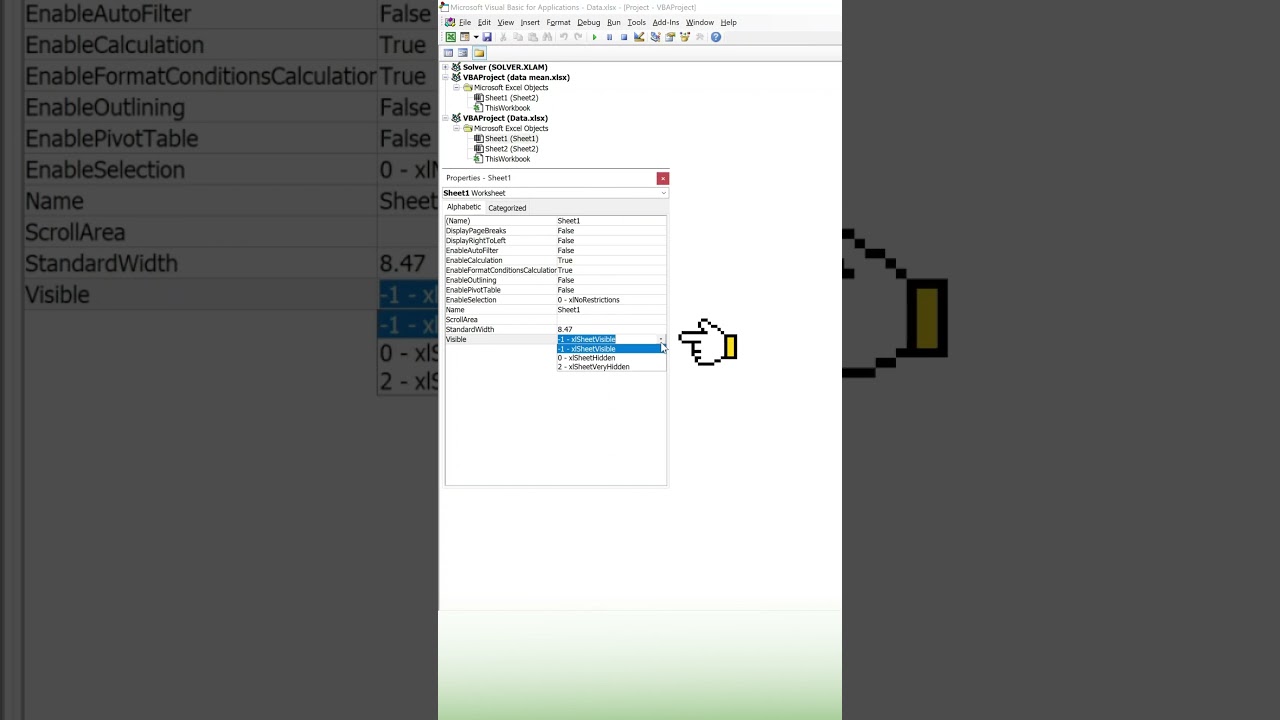 [Thủ thuật Excel] Mẹo ẩn trang tính nâng cao siêu đỉnh trong Excel #Shorts