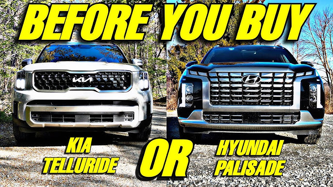 REFRESHED SIBLINGS! -- 2023 Hyundai Palisade vs. 2023 Kia Telluride:  Comparison 