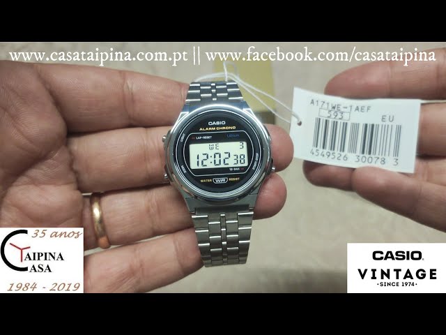 Casio Vintage A171WE-1AEF - YouTube